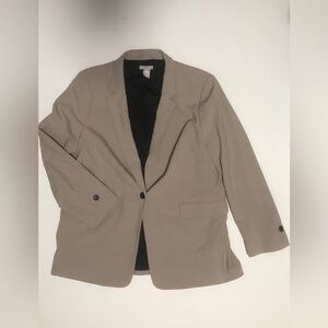 H&M Beige Blazer/ suit jacket